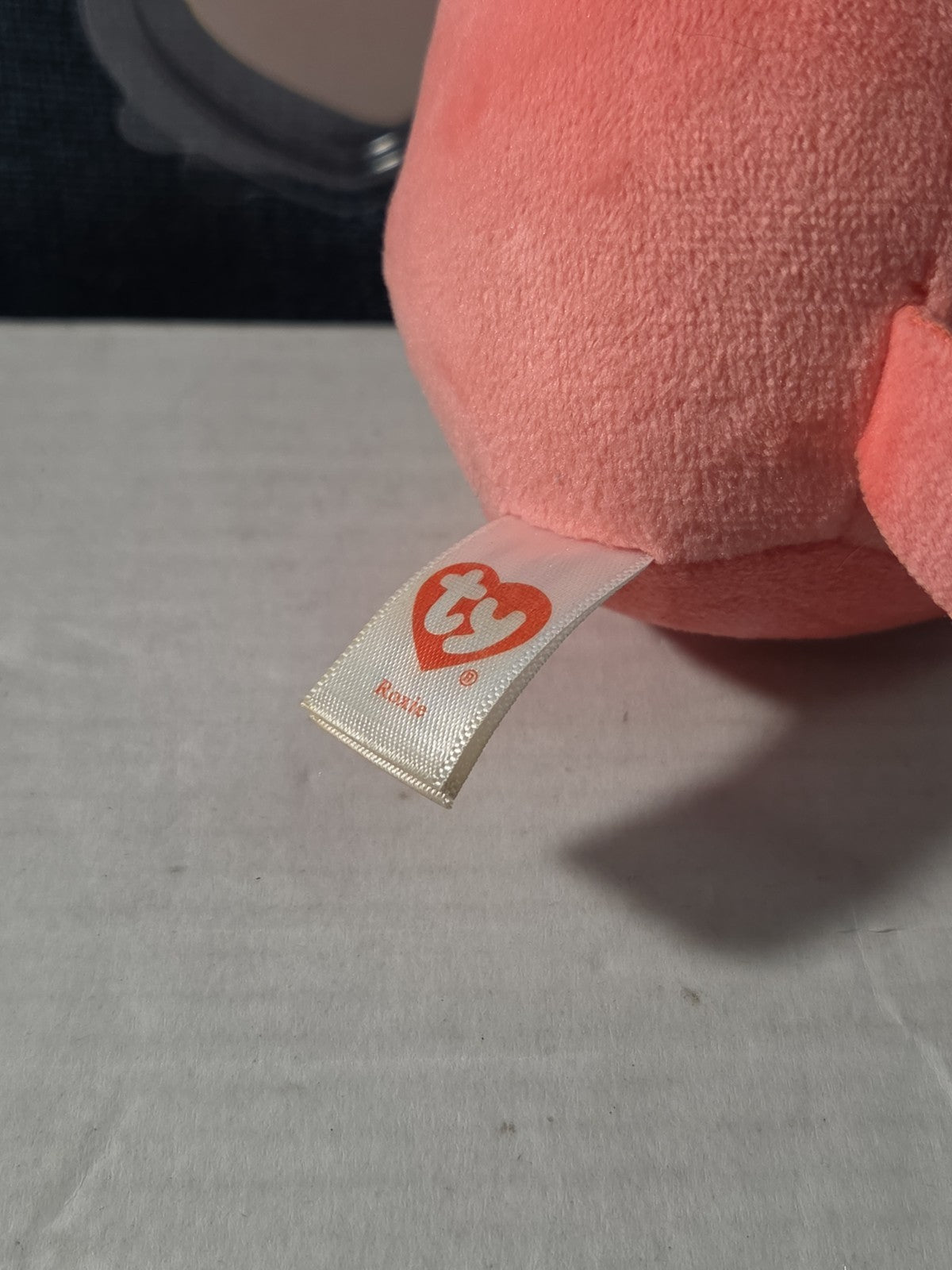 TY Roxie the Fox Squish-A-Boos Mini 3" Clip Plush MWMT with Tag Protector NEW