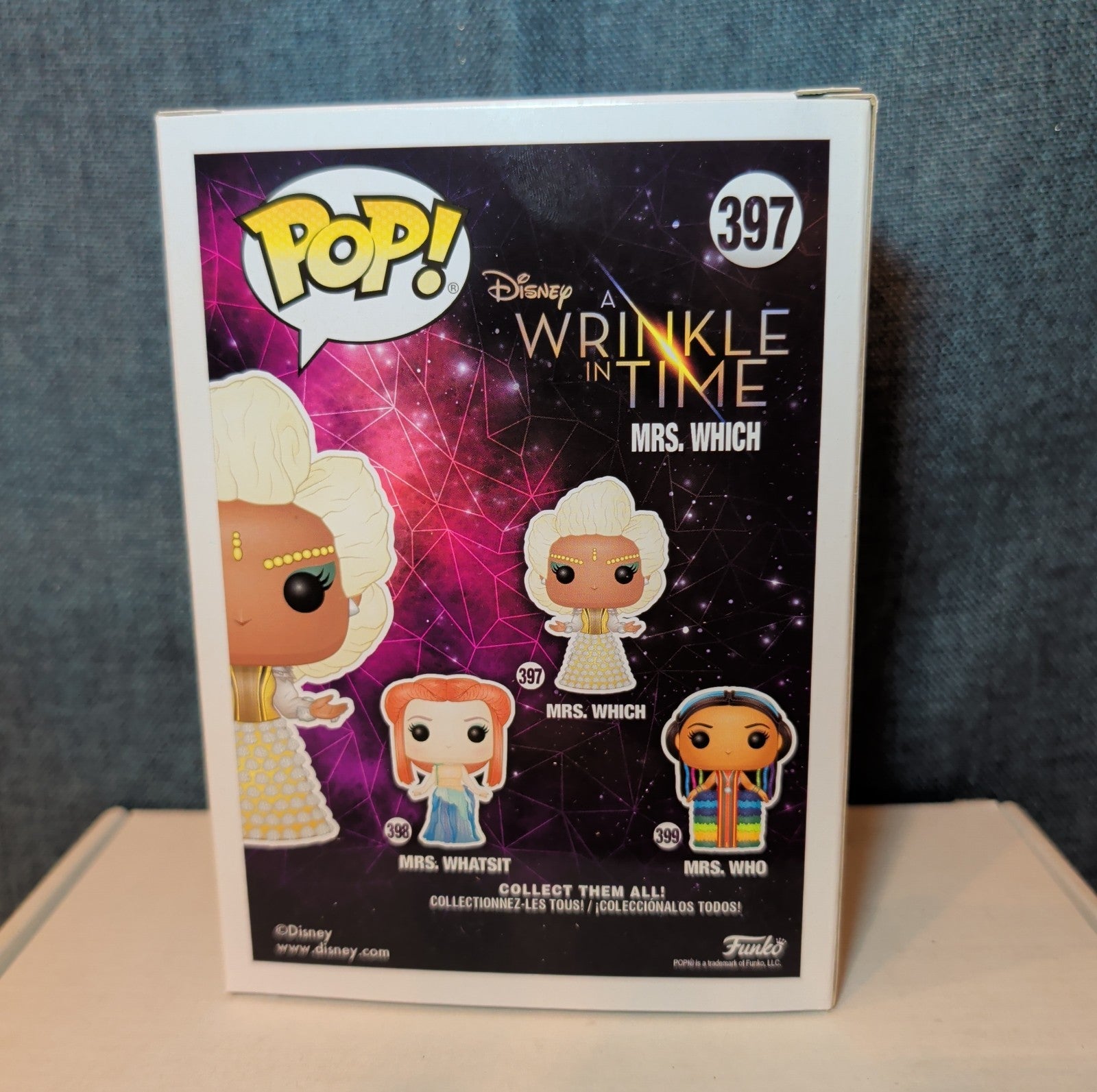 Funko Pop Disney A Wrinkle in Time Mrs. Which 397 Vaulted Vinyl Figure in Box