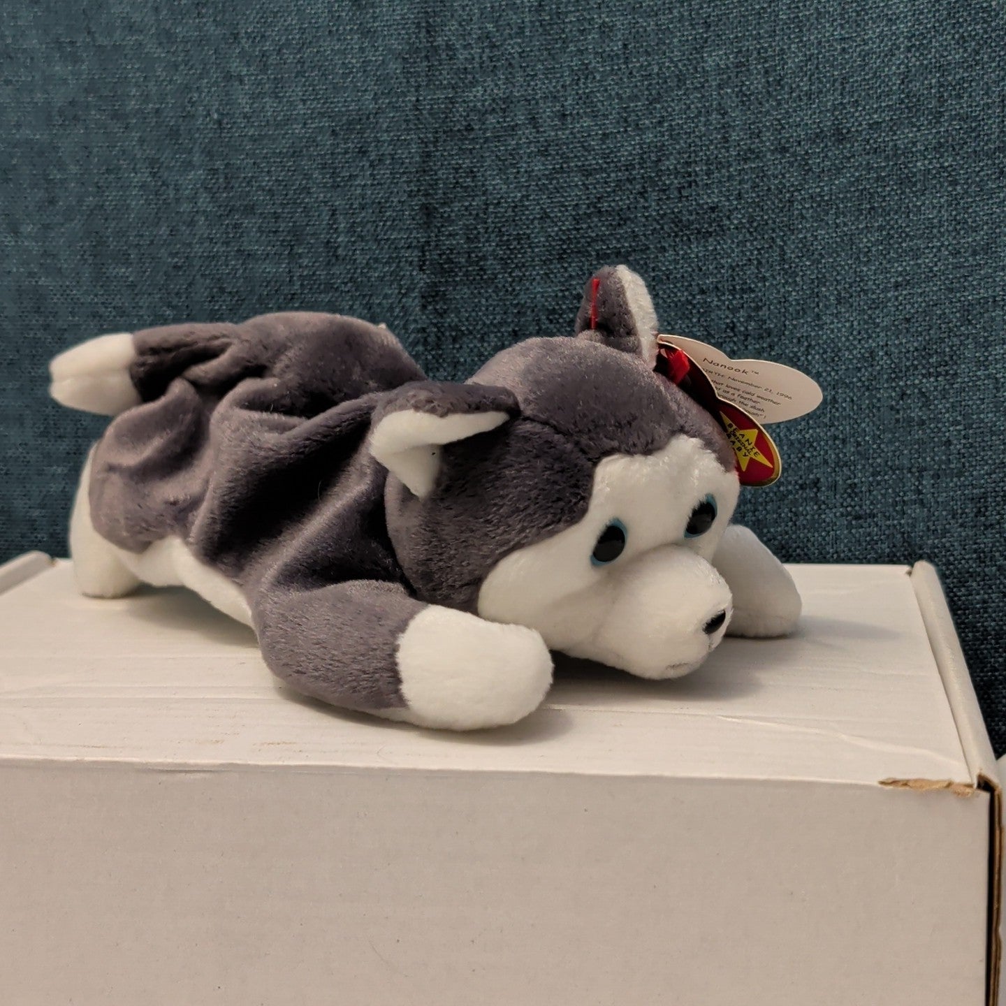 TY Beanie Baby NANOOK Husky Dog 1996 | MWMT Mint Tags | Fareham Hants Star