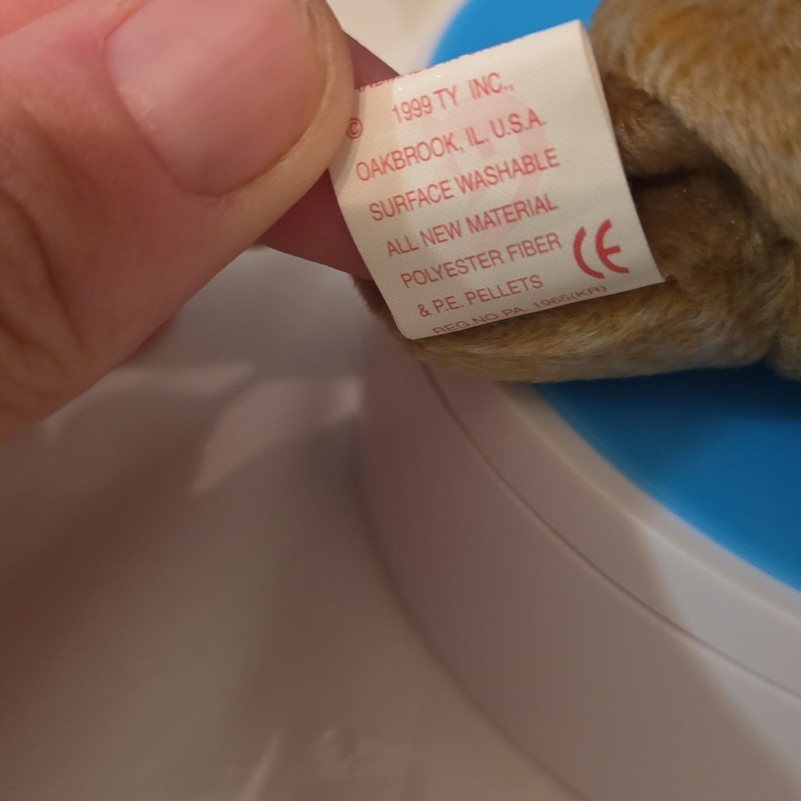 Ty Beanie Baby Nibbly Bunny Rabbit Plush 1999 NWT Hard Tag Protector