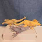 Dinosaur Toy Figures Lot of 6 T-Rex Triceratops Stegosaurus