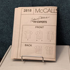 McCall’s 2818 Sewing Pattern Misses Tops Learn To Fit A Full Bust Sz 10-14 Uncut