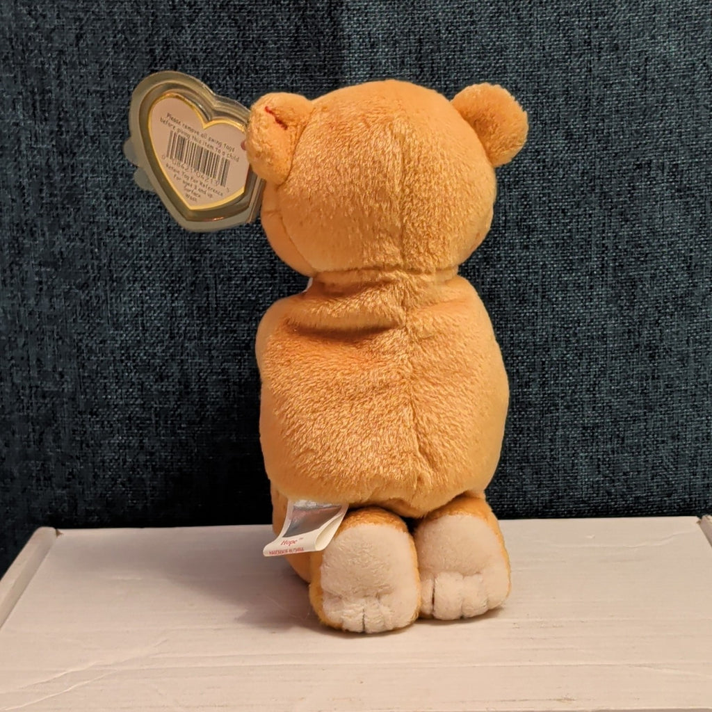 Ty Beanie Baby Hope the Praying Bear 1998 Kneeling Plush Mint Tags Protected
