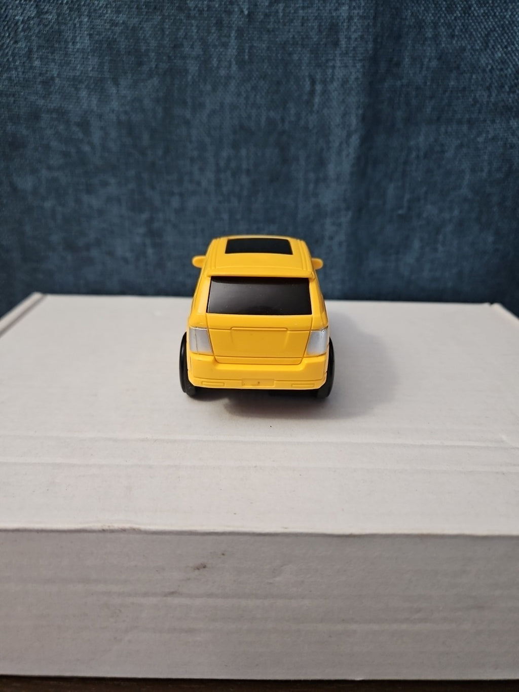 Motorized Yellow SUV Toy Car | Battery Operated Range Rover Style | 3" Vehicle