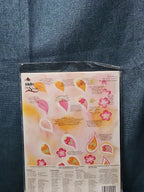 Set of 3 FolkArt One Stroke Painting Worksheet Packs | Flowers #4219 | Reusable