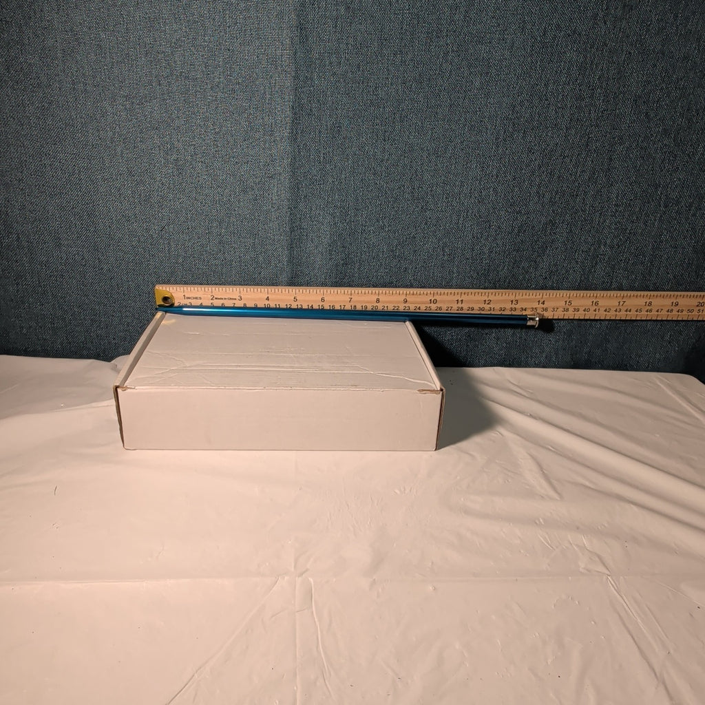 Boye Size 5 Aluminum Knitting Needle 14 Inch Single Point Teal Blue 6328 Vintage