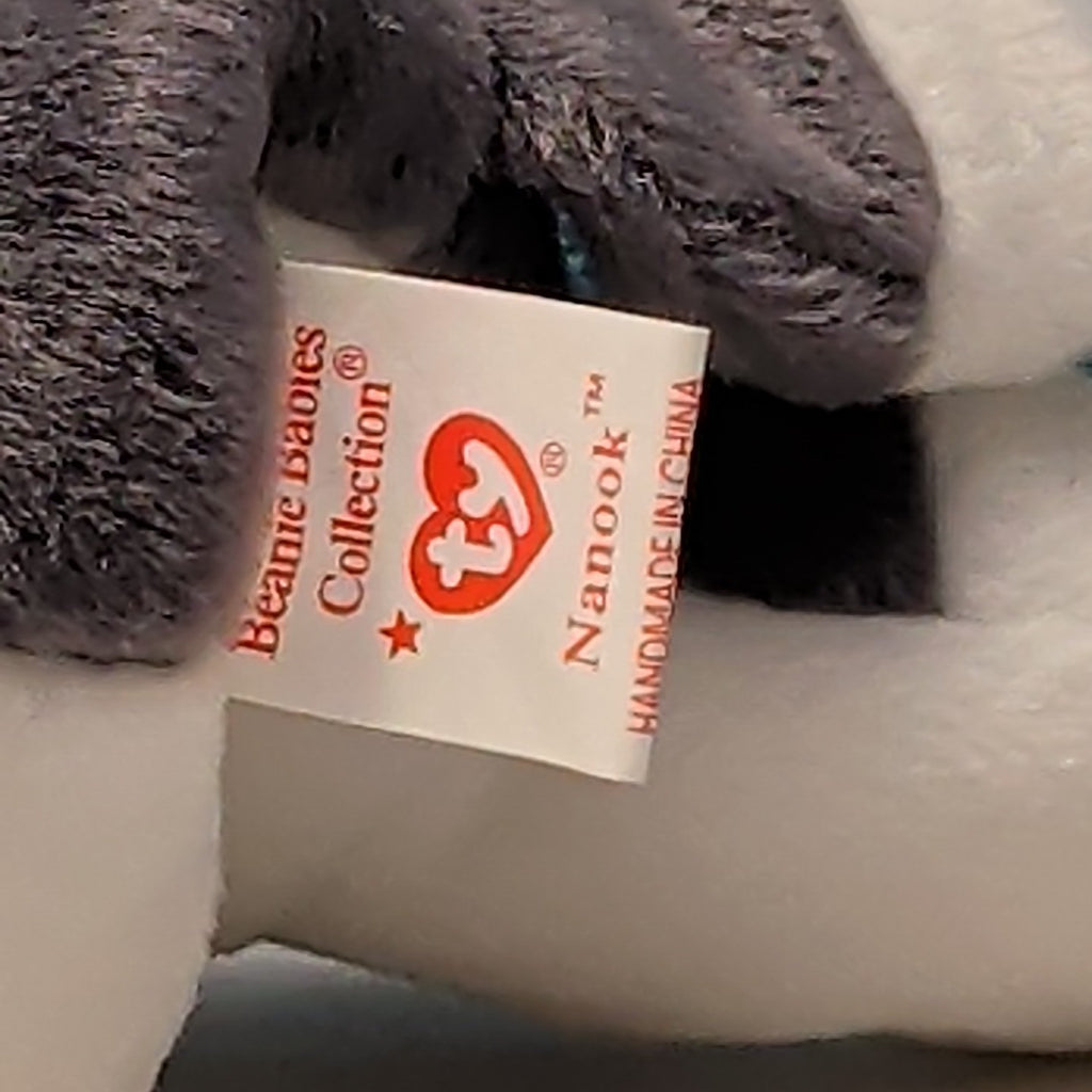 TY Beanie Baby NANOOK Husky Dog 1996 | MWMT Mint Tags | Fareham Hants Star
