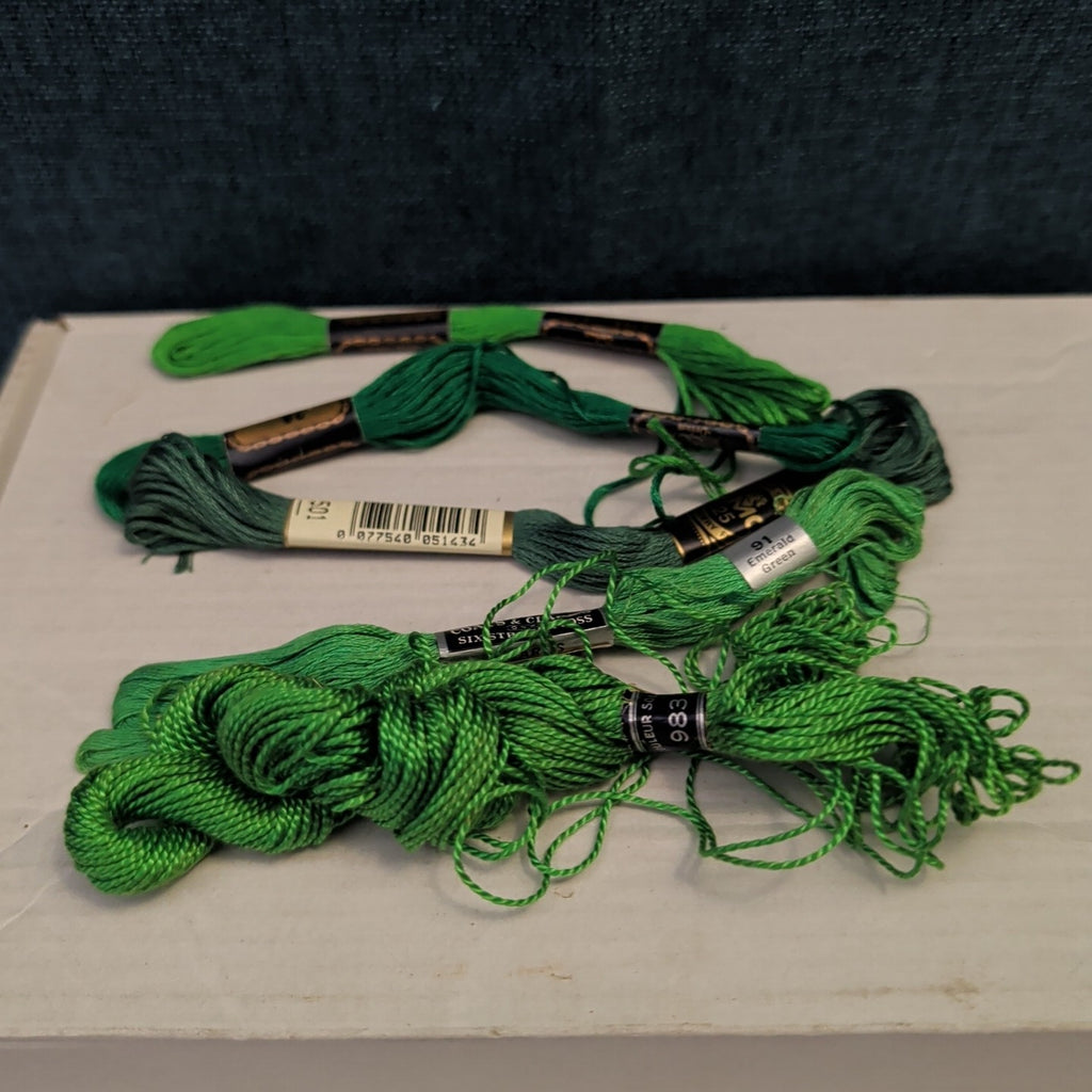 32 Skeins Embroidery Floss Set DMC J.P. Coats