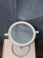 LED Tabletop Vanity Mirror 8.5" Round Makeup Mirror Jewelry Tray Base | Tested