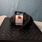 Loops & Threads Dewdrops Yarn #14 Jet Black Sequins Mohair Bulky DISCONTINUED