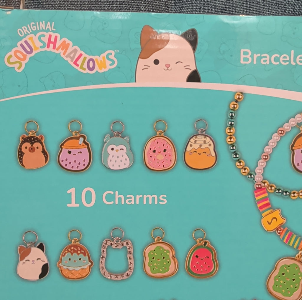 Squishmallows Bracelet Design Kit Enamel Charm Beads 2024 NIB
