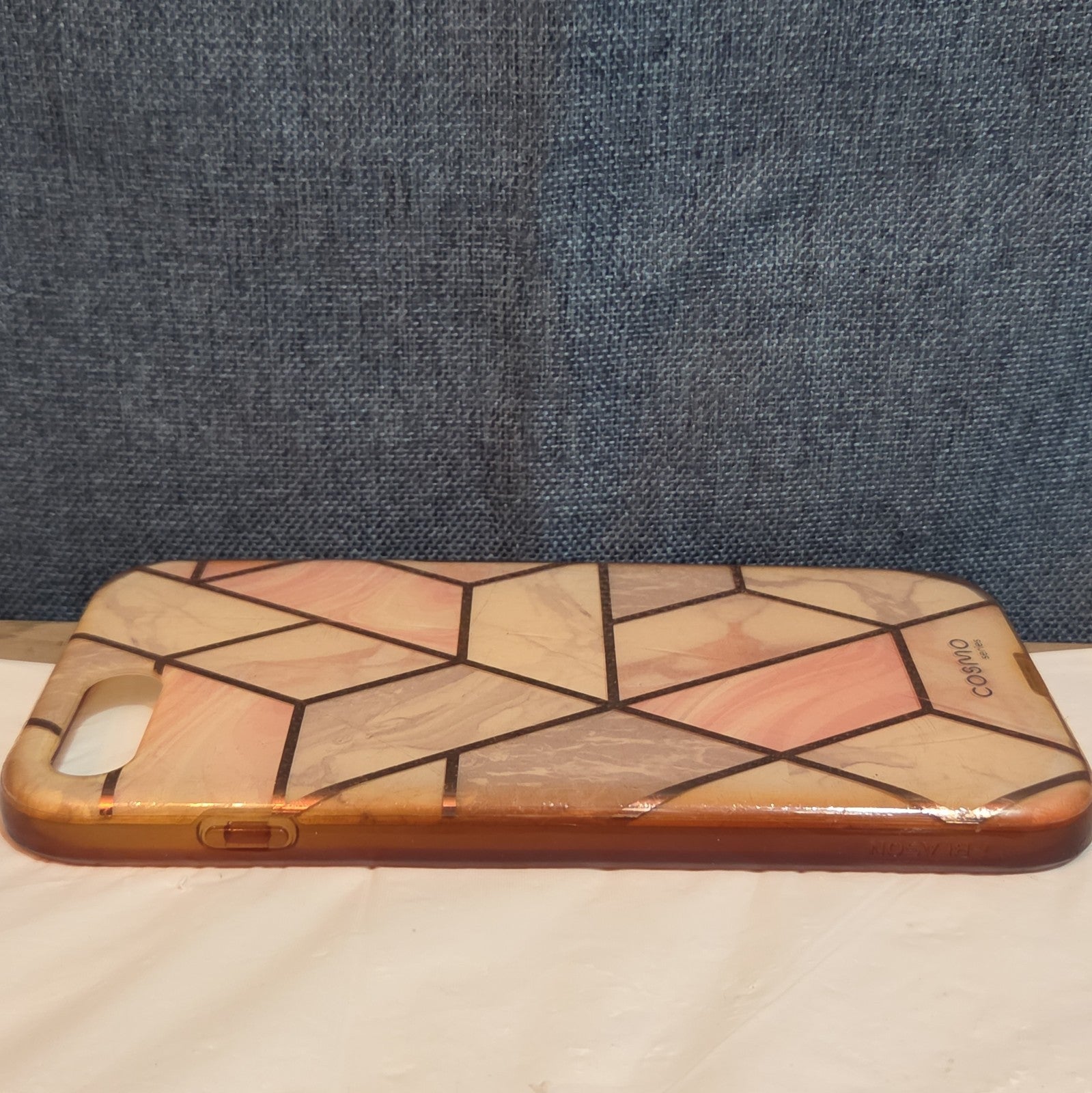 i-Blason Cosmo iPhone 7 Plus 8 Plus Case Pink Marble Rose Gold