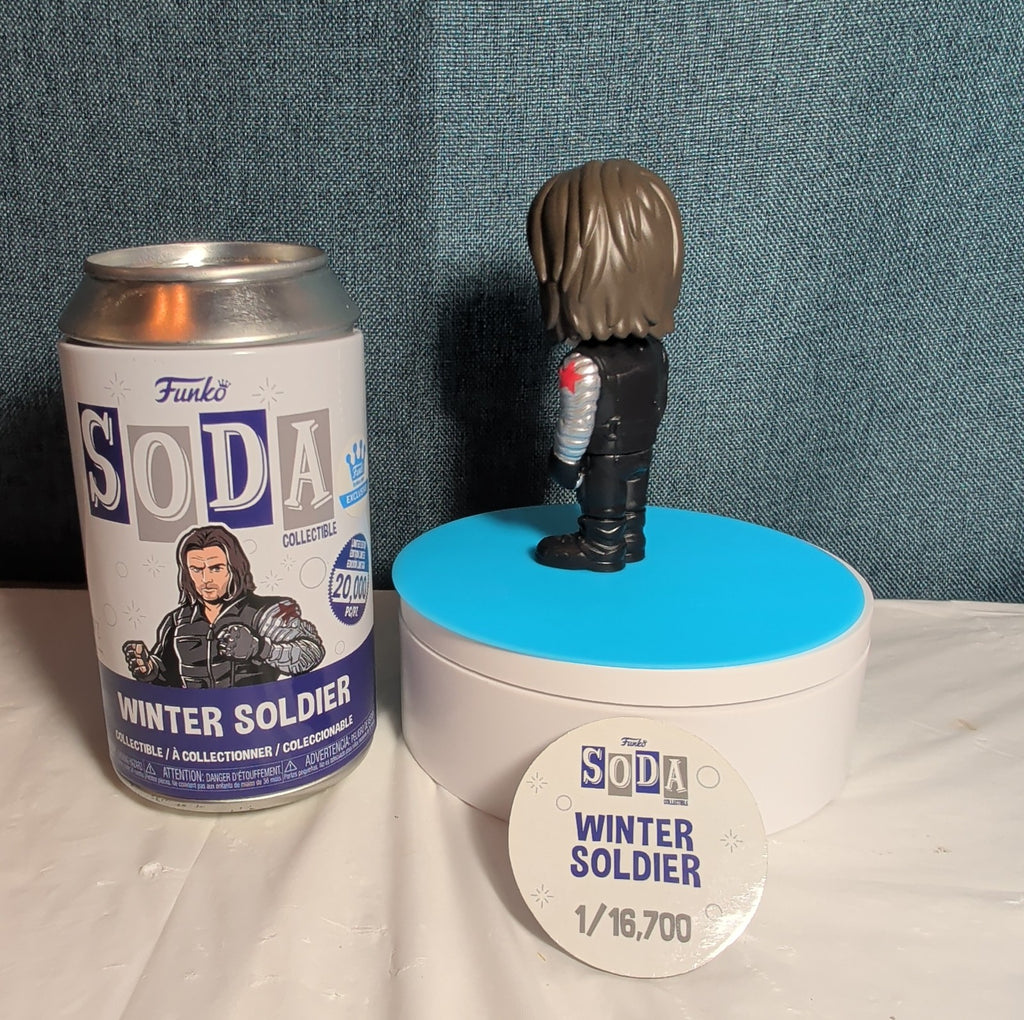 Funko Soda Winter Soldier Marvel MCU Vinyl Figure 1/16,700 w Can