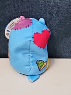 Cats vs Pickles Stitches #503 | Fuchsia Series Bean Plush | Blue Patchy Cat