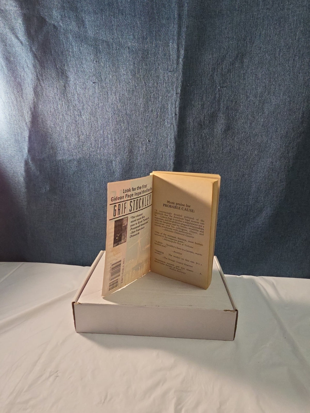 Probable Cause Grif Stockley  Paperback Gideon Page Legal Thriller Book