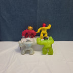 Goo Jit Zu Heroes Marvel Set of 4 Hulk Iron Man Pantaro Blazagon Squishy Toy