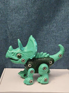 Take Apart Dinosaur Triceratops Figure Only | Green DIY Building Toy