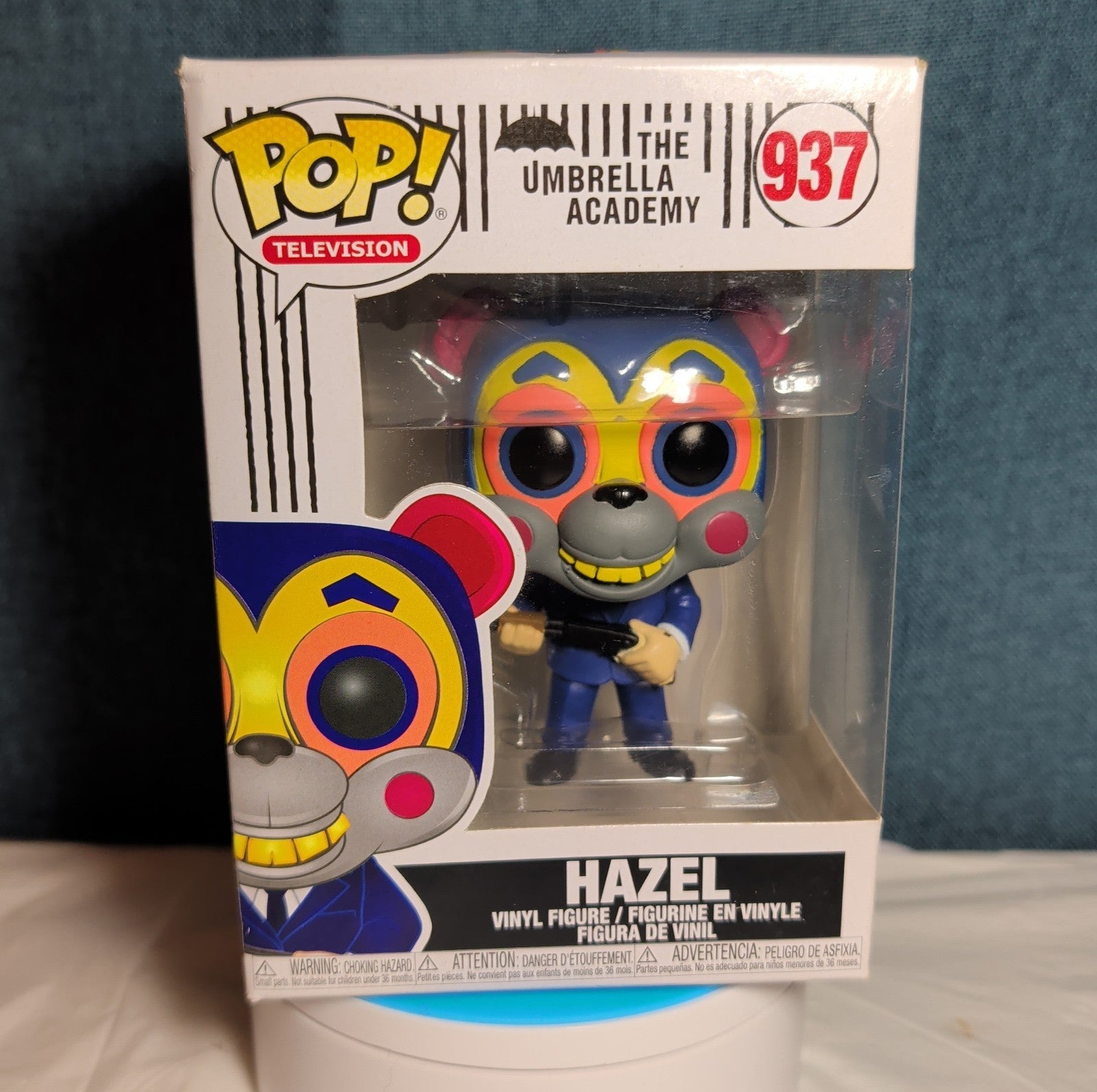 Funko Pop Television Umbrella Academy 937 Hazel Mask Figure in Box w Protector
