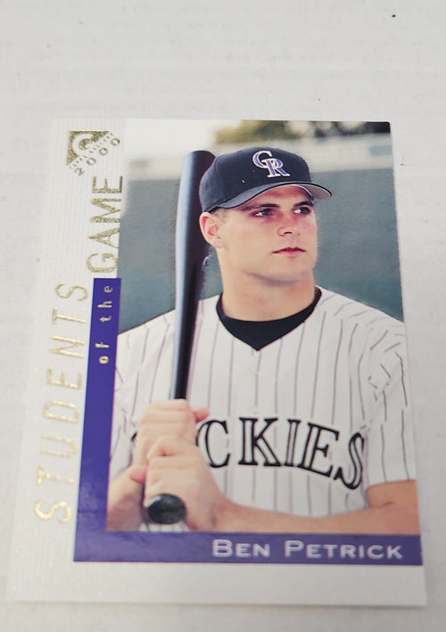 2000 Topps Gallery - Students of the Game Ben Petrick #128