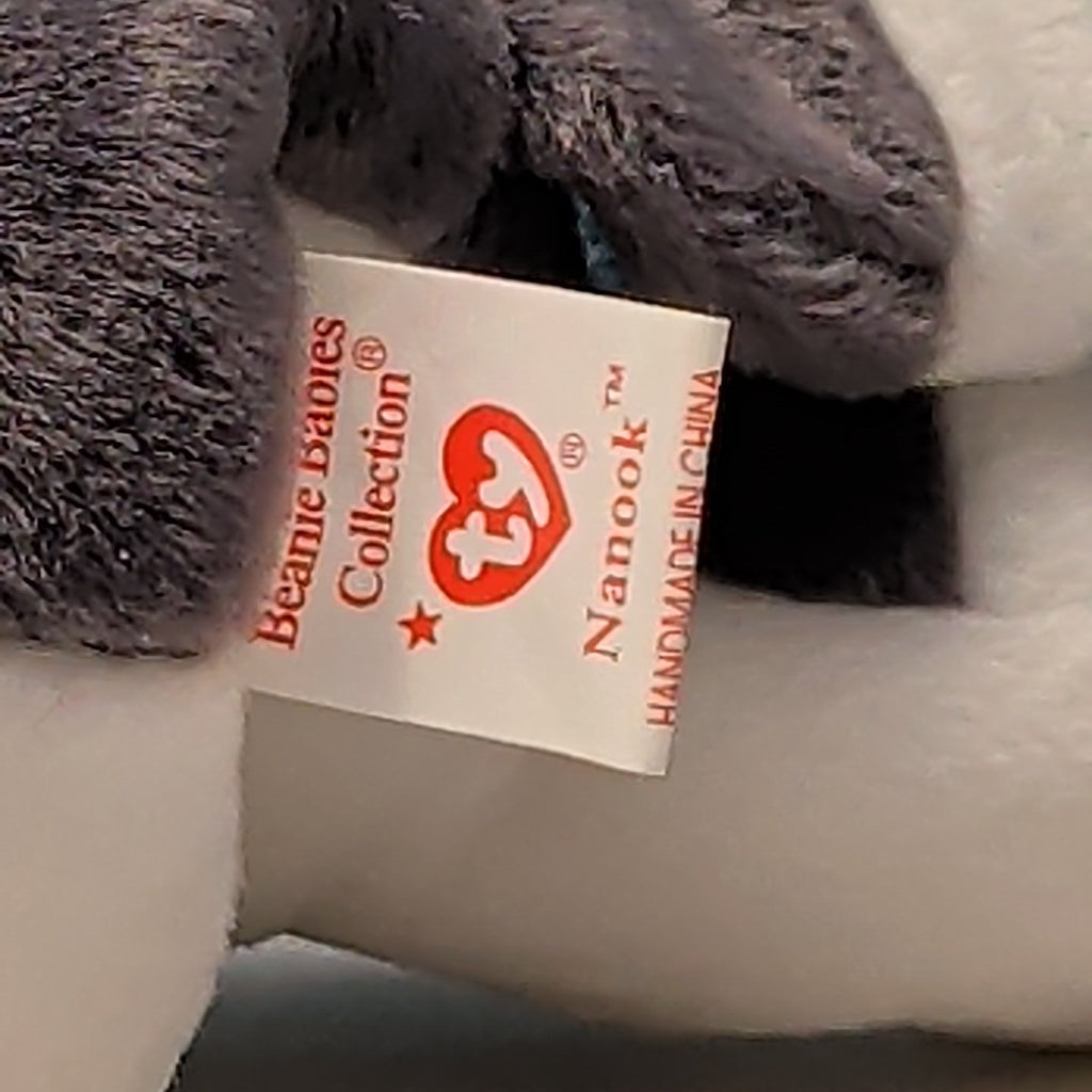 TY Beanie Baby NANOOK Husky Dog 1996 | MWMT Mint Tags | Fareham Hants Star