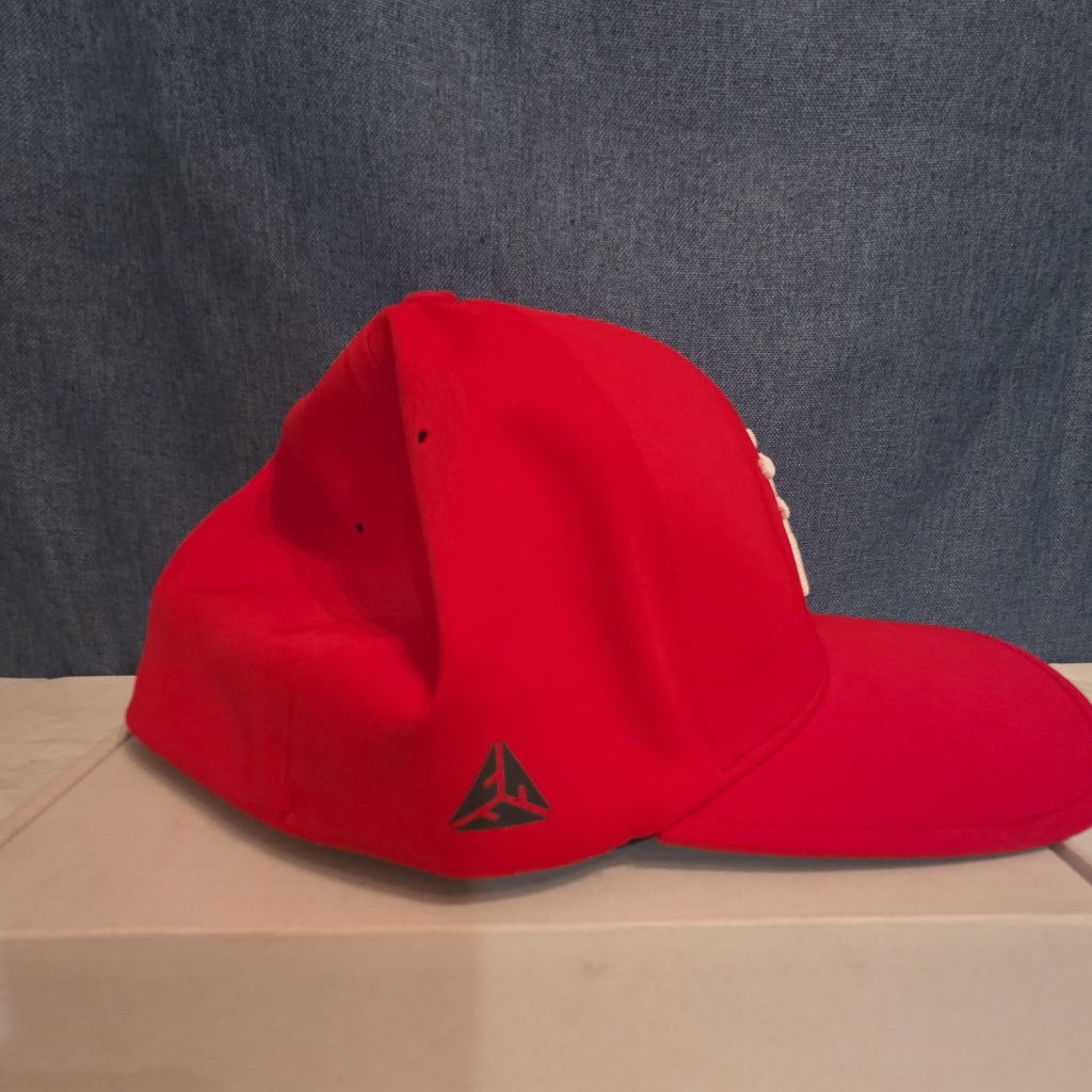 Flexfit Delta Hat SM Red Fly Embroidered Baseball Cap Fitted Performance 180