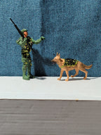 8 Pc. Soldier Action Figure & K9 Dog | Army Vehicles| Military Toy Strike Team