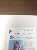 2000 Topps Gallery - Students of the Game Corey Patterson #122