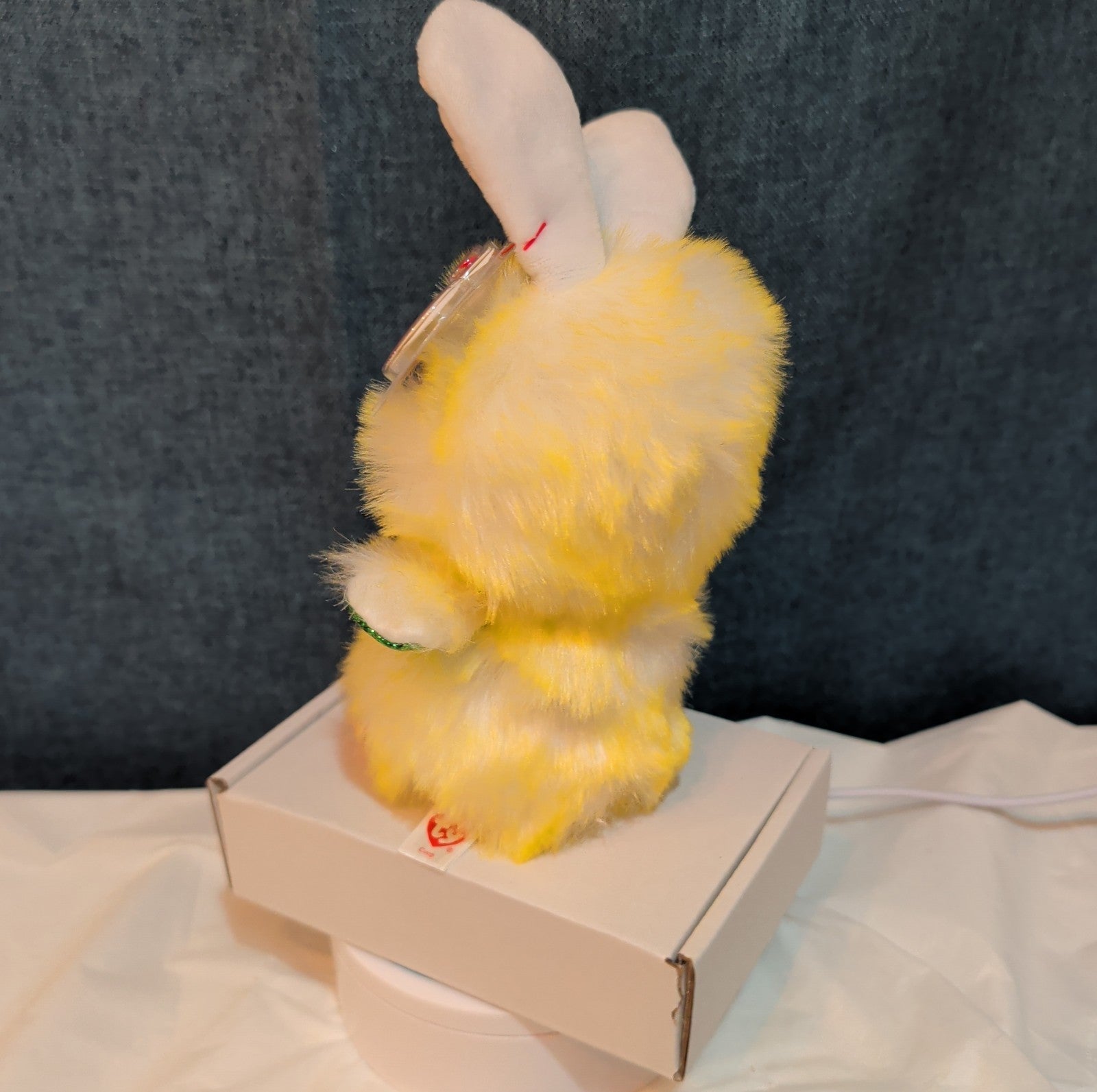 Ty Beanie Boos Coop The Easter Chick Bunny Ears Plush 6" Glitter Eyes NWT