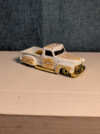 Hot Wheels La Troca | 2021 HW Art Cars White & Gold Lowrider Truck | Loose
