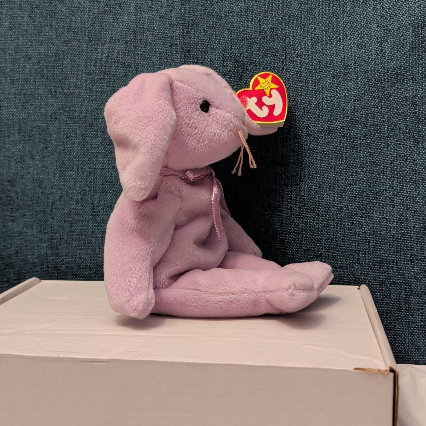 TY Beanie Baby - FLOPPITY the Purple Bunny (8.5 inch) - MWMTs Stuffed Animal Toy
