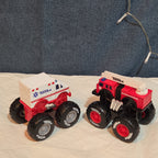 Tonka Metal Movers Monster Firetruck Ambulance Diecast 2021 Lot 2