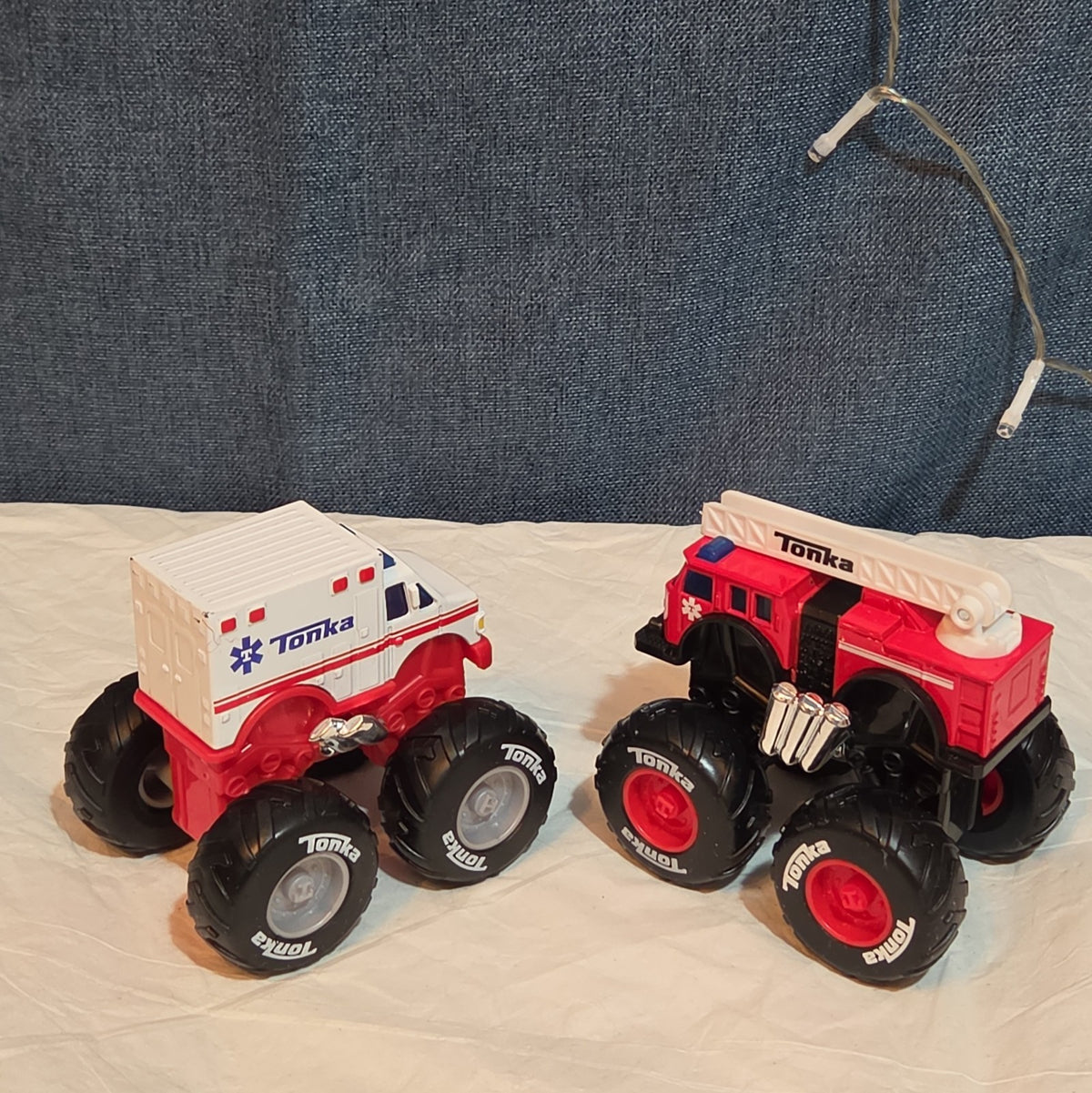 Tonka Metal Movers Monster Firetruck Ambulance Diecast 2021 Lot 2