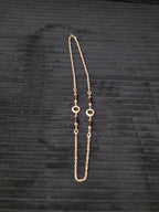 Sarah Coventry Emberwood Long Vintage Necklace 1975 Gold Tone Root Beer Amber