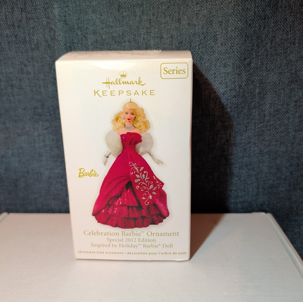 2012 Hallmark Keepsake Celebration Holiday Barbie Ornament Boxed 13th Final