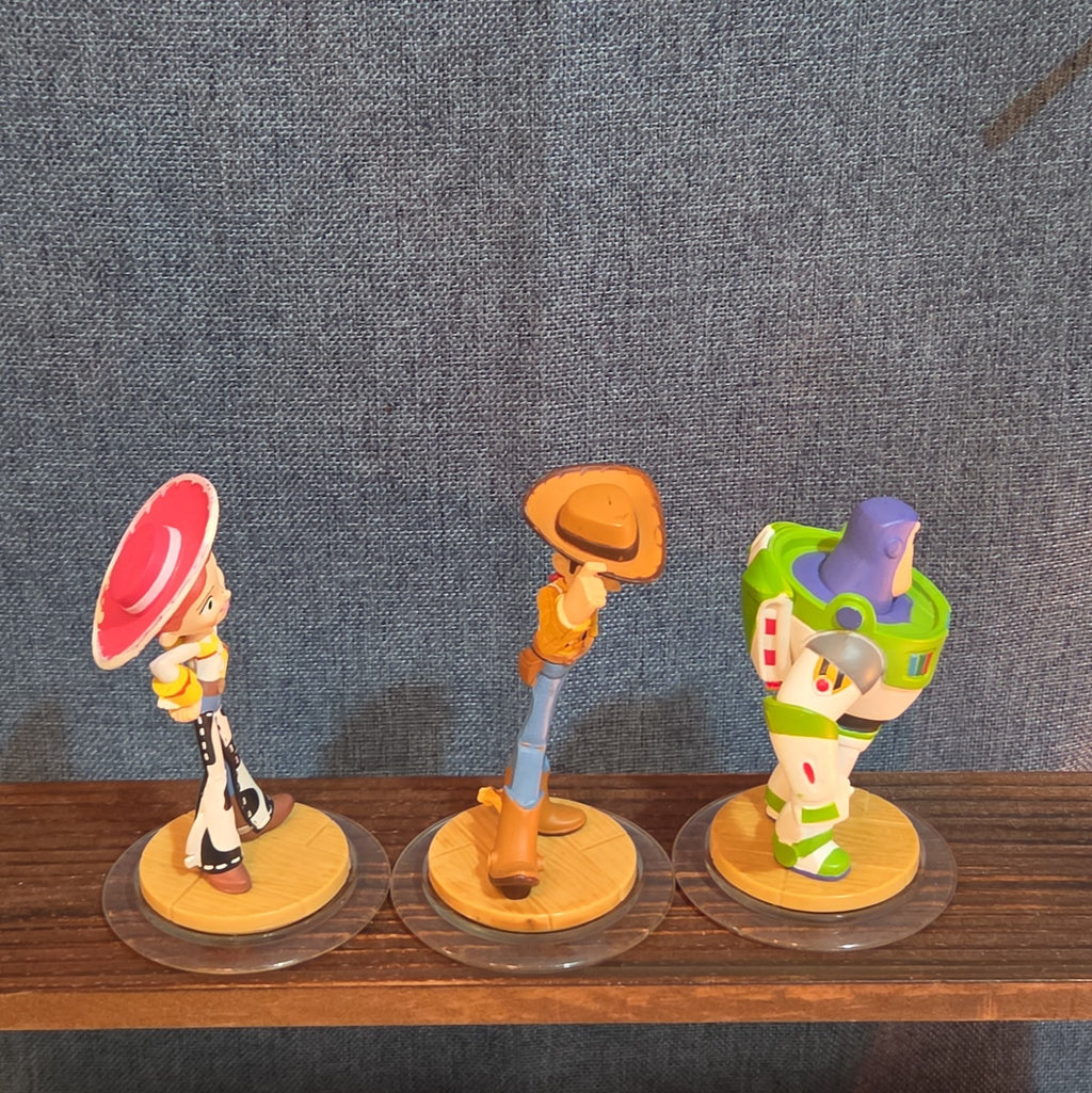 Disney Infinity Toy Story Buzz Woody Jessie Figures Lot 3 Loose