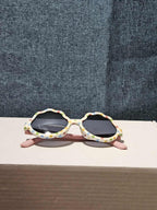 Fynn & Riley Toddler Girls Sunglasses Flower Polka Dot 100% UV Protection NEW