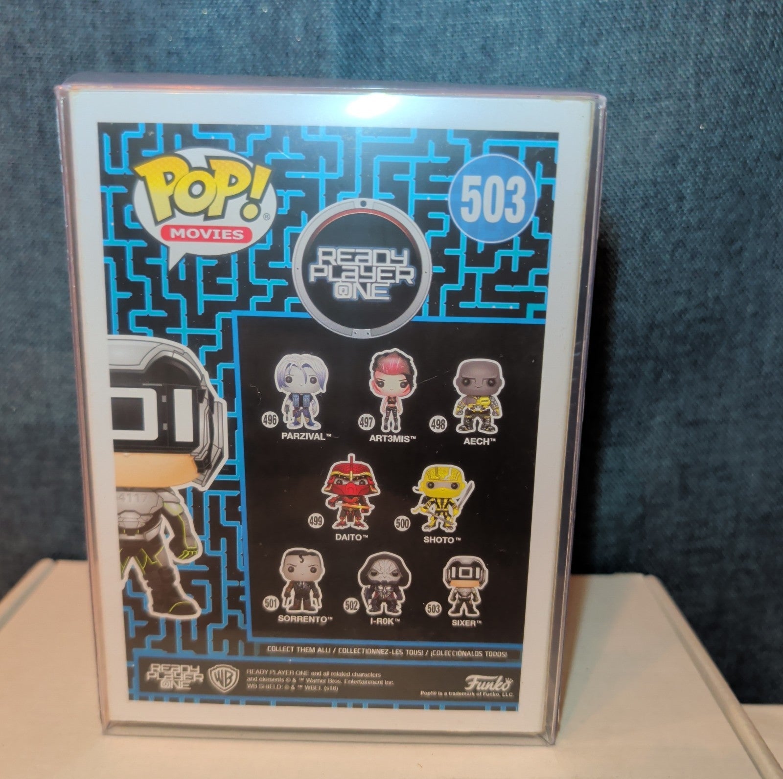 Funko Pop Ready Player One Sixer 503 Walmart Exclusive Translucent Green NIB