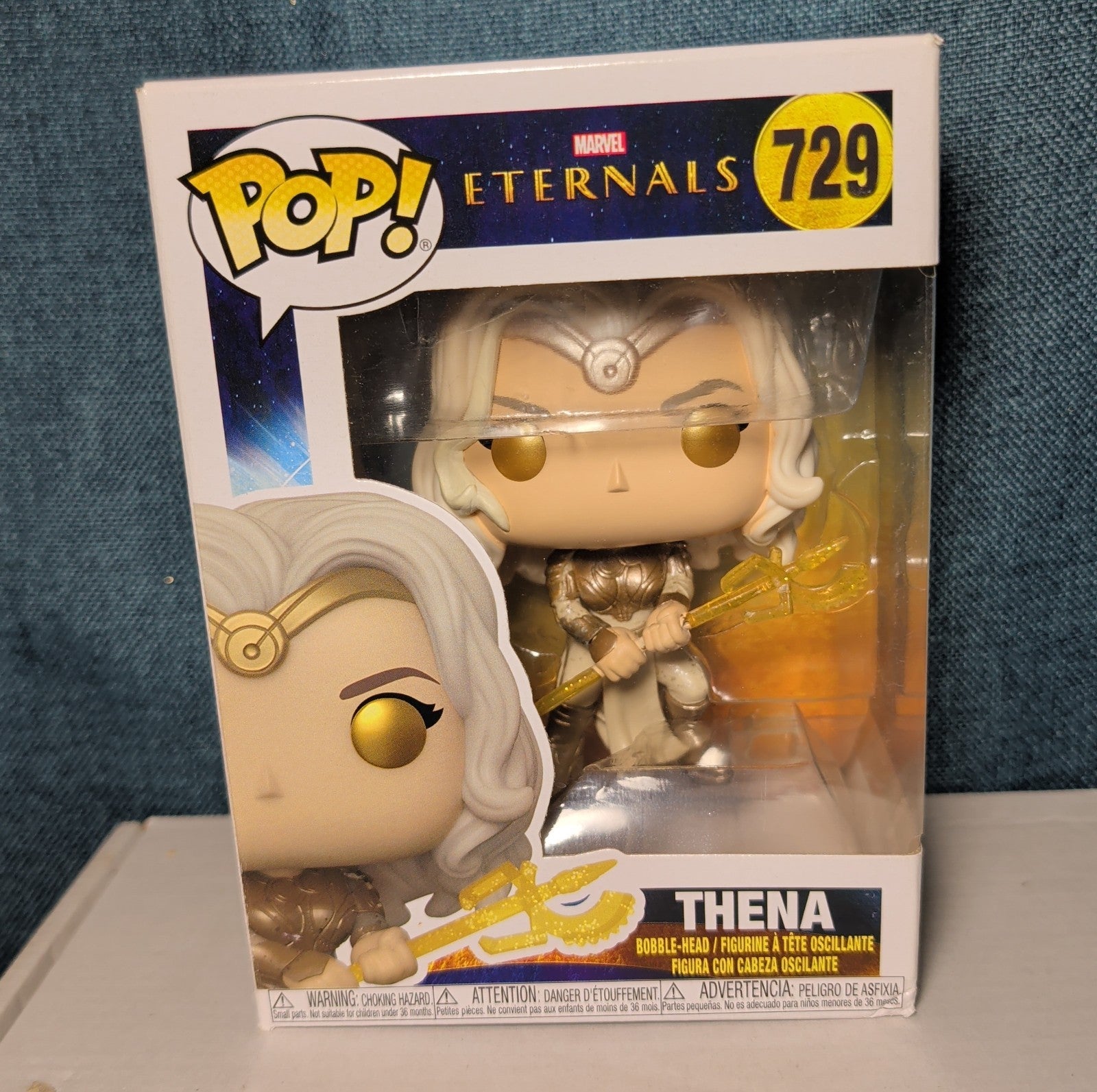 Funko POP! : Marvel Eternals #729 - Thena New in Box with Protector