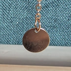 Layered Necklace Gold Tone Medallion Minimalist
