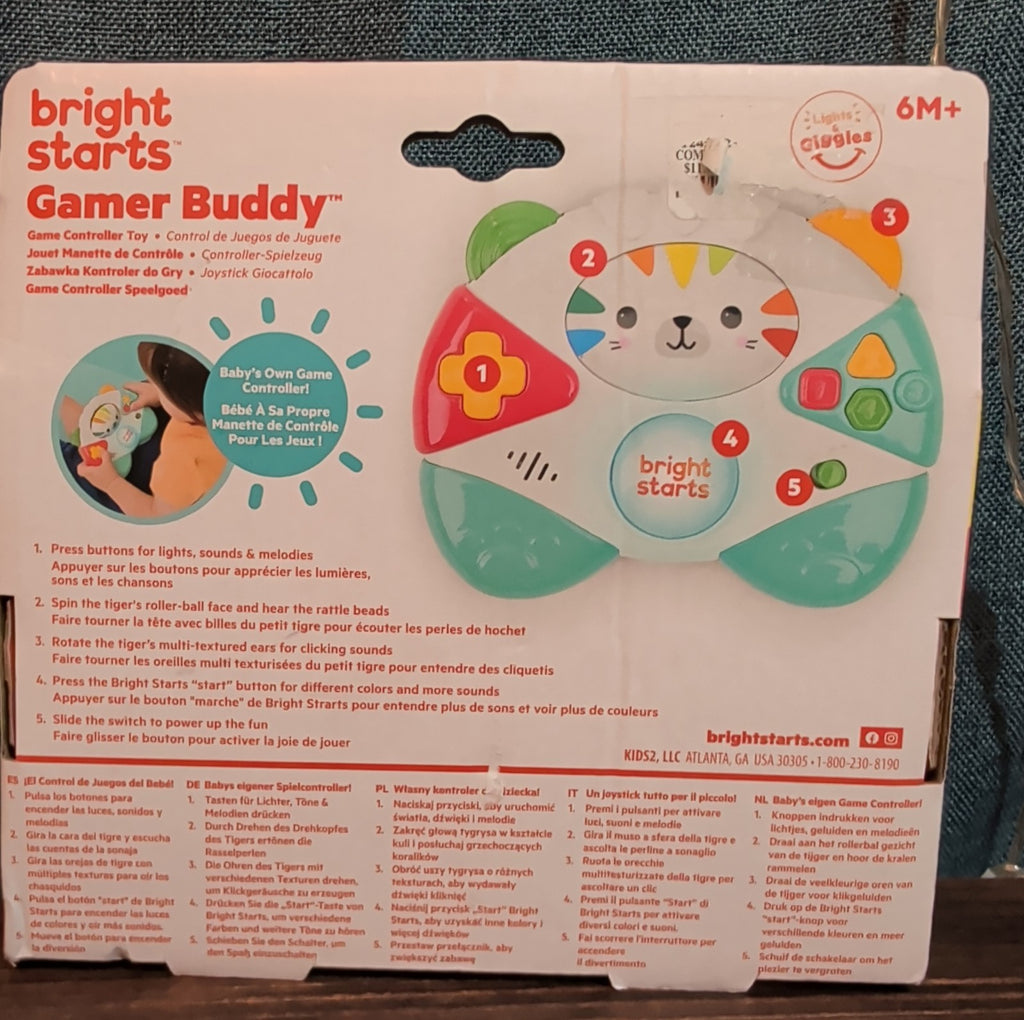 Bright Starts Gamer Buddy Baby Toy Controller