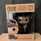 Funko POP Star Wars Tobias Beckett 242 Vinyl Bobble-Head in Box with Protector