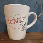 Peanuts Snoopy Love Smak 16oz Ceramic Mug Woodstock Heart Cartoon Valentine