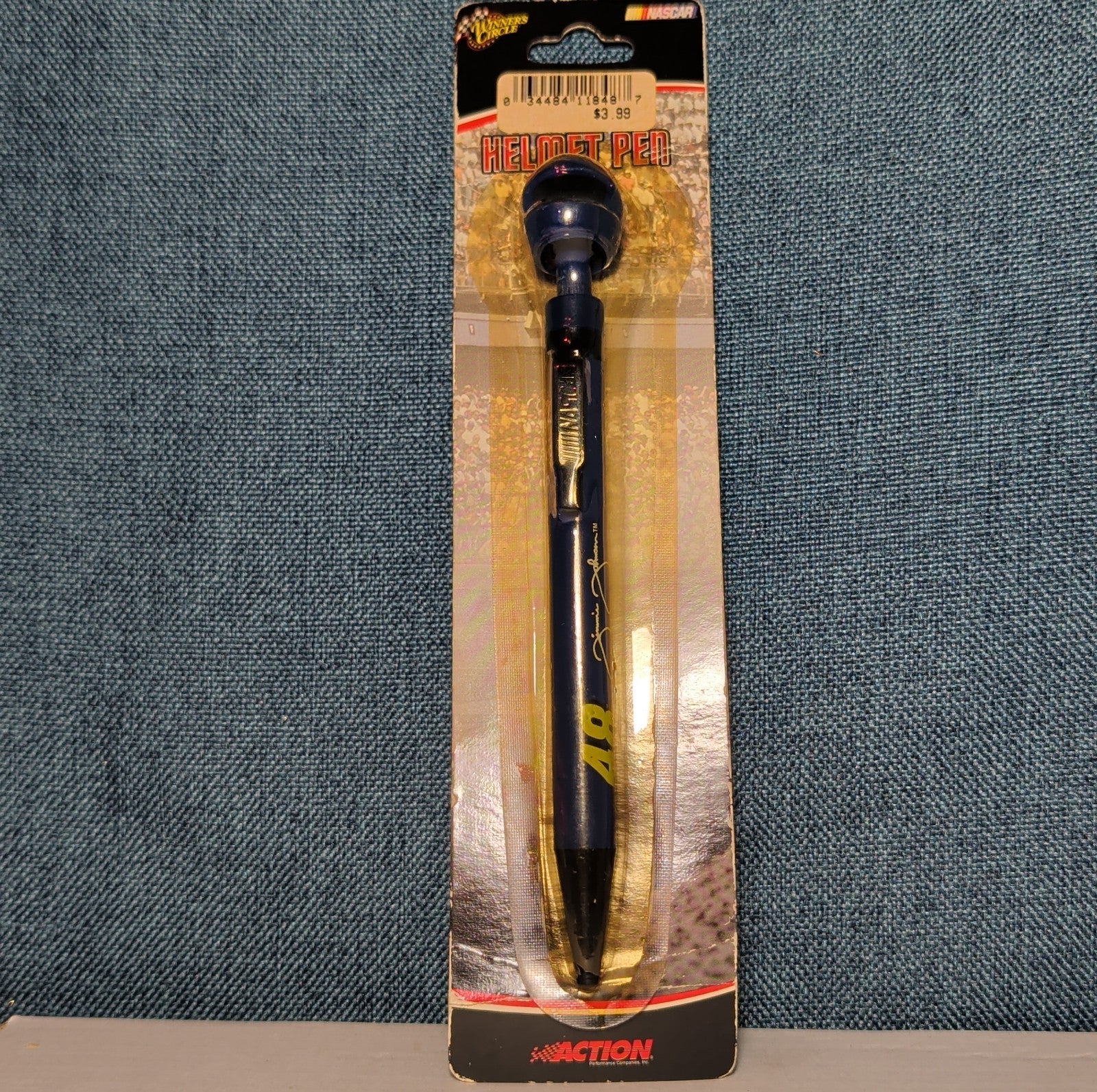NASCAR Jimmie Johnson 48 Ornament & Helmet Pen 2007 Trevco
