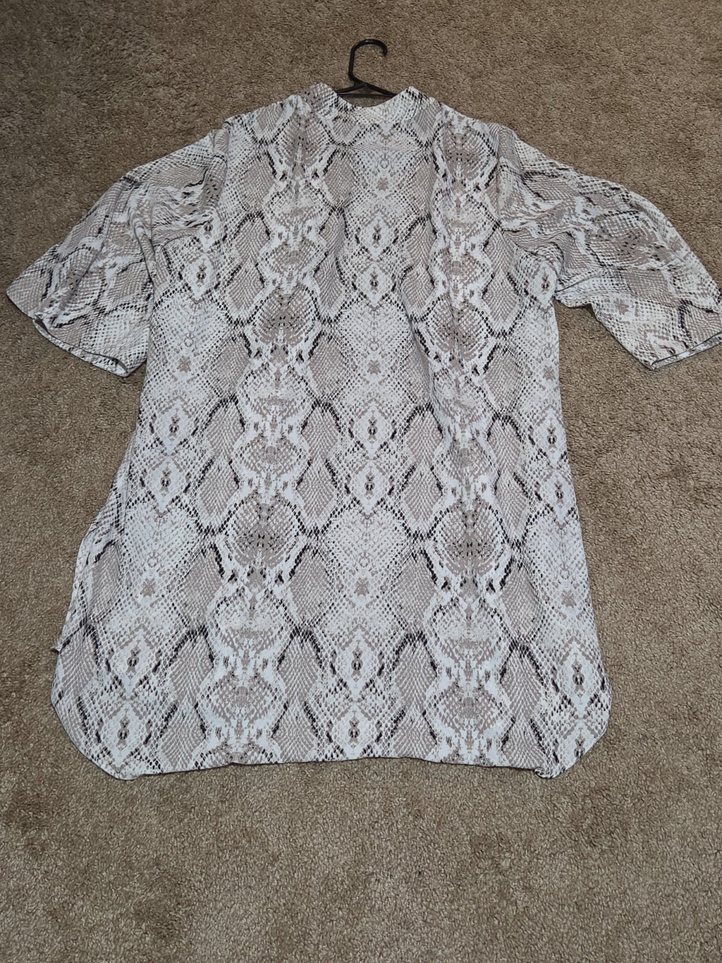 Apt 9 Snakeskin Kimono Cardigan Animal Print Top L/XL Gently Worn RN 73277