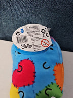 Cats vs Pickles Stitches #503 | Fuchsia Series Bean Plush | Blue Patchy Cat