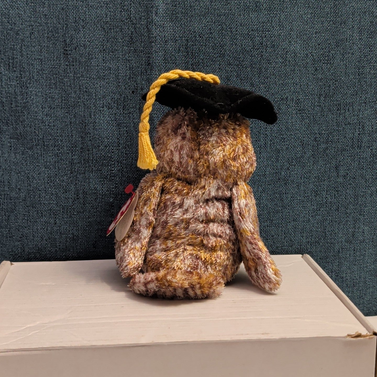 Ty Beanie Baby Smarter Owl Graduation 2002 Retired Mint Plush With Tag