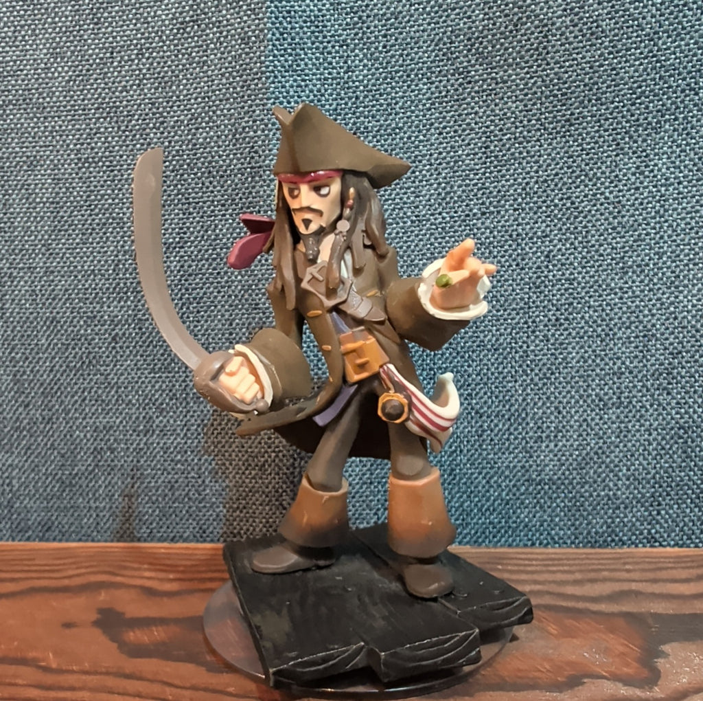 Disney Infinity 1.0 Pirates Jack Sparrow Barbossa Figures Loose