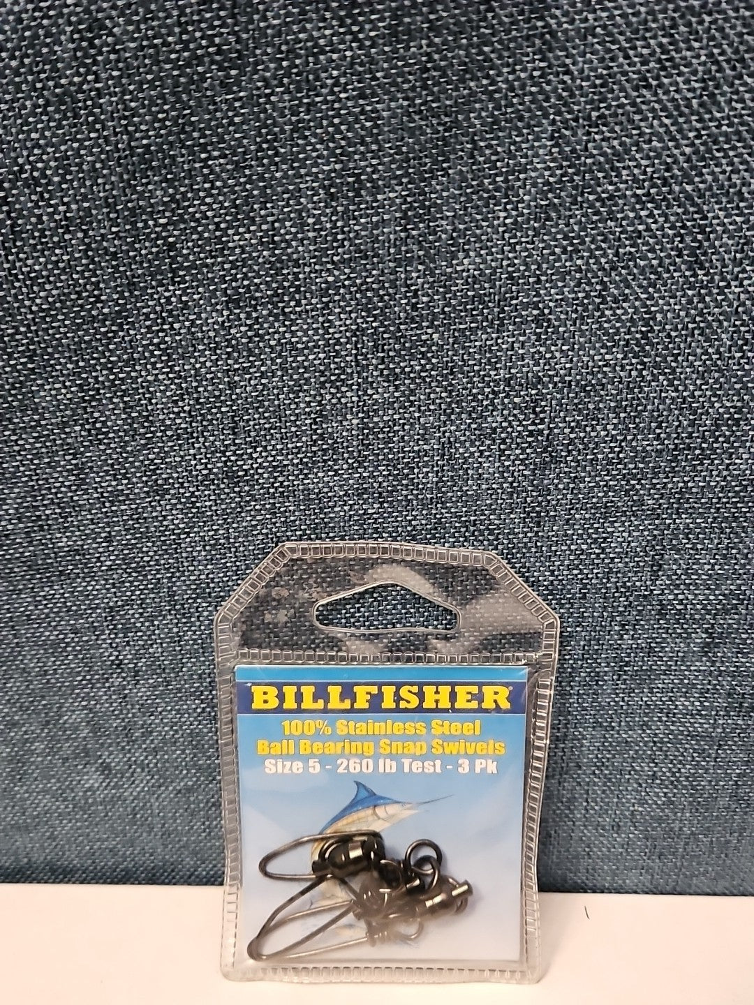 Billfisher Ball Bearing Snap Swivels | Size 5 | 260 lb Test | 100% Stainless