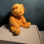 Ty Beanie Baby POOPSIE THE BEAR | 2001 Retired MWMT | Vintage Yellow Teddy Bear