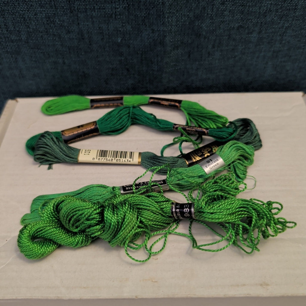 32 Skeins Embroidery Floss Set DMC J.P. Coats